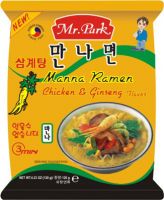 [Mr.Park] Manna Ramen- New Korean Noodle- Ginseng&Chicken