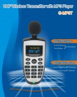 UHF Wireless transmitter with mp3 player G-mp3T