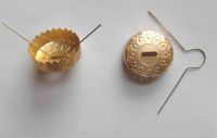 Sell Metal ornament caps &  spring wire hangers