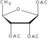 1, 2, 3-tri-O-acetyl-5-Deoxy-beta-D-ribose