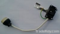 GU10 lamp holder with junction box