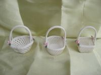 Sell Porcelain Crafts Weaving Basket, gift basket