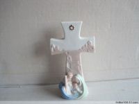 Sell Ceramic Holy Family Nativity Set, Nativity Crossing, Ceramic Nativ