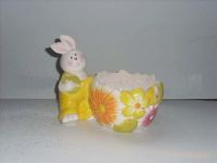 Sell Ceramic Easter candle holder, rabbit candle stand, easter gifts, hol