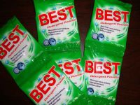 Sell detergent powder in small package 15g/30g/35g etc.