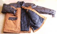 Sell Barn coat made of wool and real leather