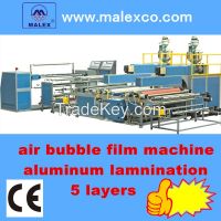 air bubble film machine aluminum foil laminating for roof insulation 5 layers