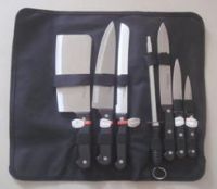 Sell 7pcs PP handle kitchen knives with oxford bag