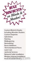 Blinds Promoting Sales