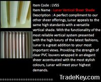 Lunar Vetical Shade Blinds Fabrics by Rolls or Custom Made