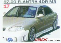 Sell glass fiber bodykit for 1997-2000 ELANTRA 4DR M3