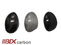 Carbon fiber mirror cover for Peugeot 206 4dr
