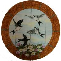 Sell hand painted ceramic tiles