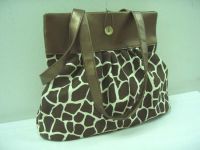 Giraffe Canvas PU Bag