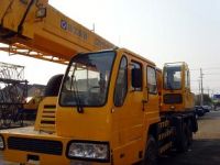 Sell used truck crane chinese xcmg 25 tons