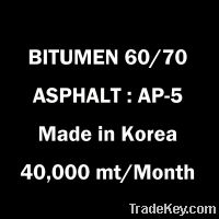 Sell Korea Bitumen 60/70