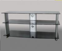 glass tv stand