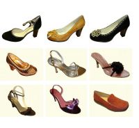 Ladies leather shoes