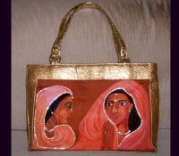 Hand-Painted Fashion Handbag
