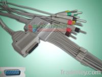 Sell Burdick EK-10 one piece EKG cable with leadwires