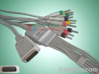 Sell ShangHai Kohden 10-lead EKG cable with leadwires
