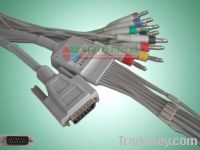 Sell Nihon Kohden 10-lead EKG cable with leadwires