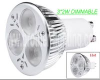 Hot selling GU10 6W led light , Dimmable