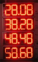 Sell outdoor oil price display of gas station