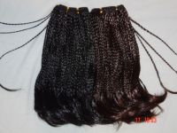 Sell human hair weaving , handtied  weft hair