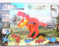 3D Jigsaw Blocks similar Lego Tyrannosaur Dinosaur Transformer Puzzles
