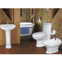 Sell bathroom sets one piece of Toilets and Pedestal Basin and Bidet