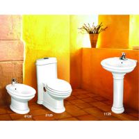 Sell bathroom sets one piece of Toilets and Pedestal Basin and Bidet2