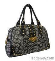 Sell fahionable Jacquard Bag with Patent PU trim