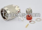 N Straight Male Connectors Clamp for RG142/RG223/RG58/LMR195 Cable connectors