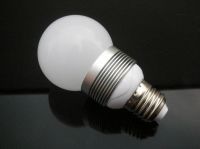 High brightness and low price-3W Ball Bulbs with 1pc Nichia Emitter