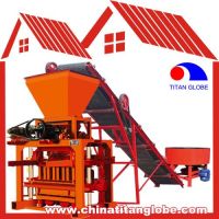 Semi Automatic and Basic Automatic Concrete Block Machine Block Making Line