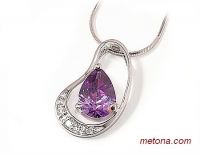 Sell sterling silver birthstone pendants