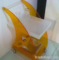 Sell acrylic trolley