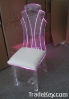 Sell perspex acrylic led chair