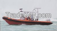 Military patro boat, rescue boat RIB Boat9RIB830)