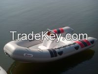 rib boat rigid inflatable boat, rescue hypalon boat, pvc boat(rib420a