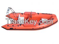 rescue boat, rib boat , rigid inflatable boat (RIB420B)