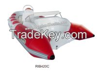 sports pleasure boat, rib boat , inflatable boat(RIB420C)