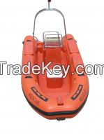 rescue boat, rib boat, rigid inflatable boat(RIB520A)