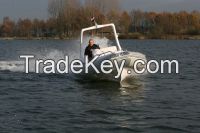 rib boat, inflatable boat, sports pleasure boat (RIB580sc)