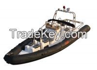 Military boat, RIB Boat, rescue boat, patrol boat(RIB730b)