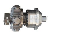 Hydraulic transmission and rotary devices with brake