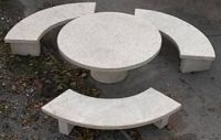 Sell stone table & bench