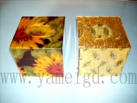 Sell Golden Fabric Tissue Box