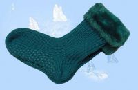Knitting wool socks